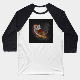 Barn Owl Wisps 05 Baseball T-Shirt